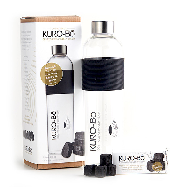 Butelka z filtrem z węgla aktywowanego Kuro-Bo Go-Eco, 121,81 zł