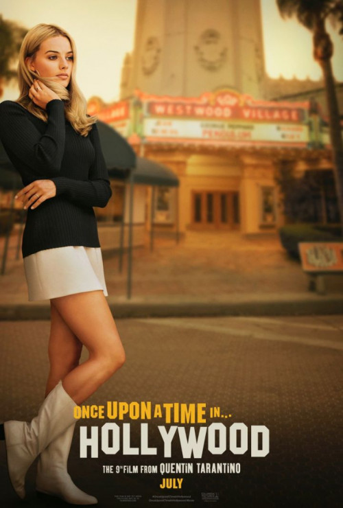 Margot Robbie jako Sharon Tate na oficjalnym plakacie.