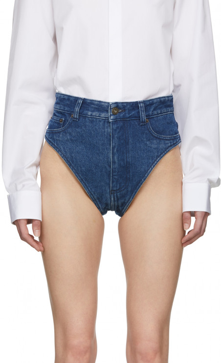 W amerykańskim sklepie ssense.com jeansowe majtki kupicie za 315$.