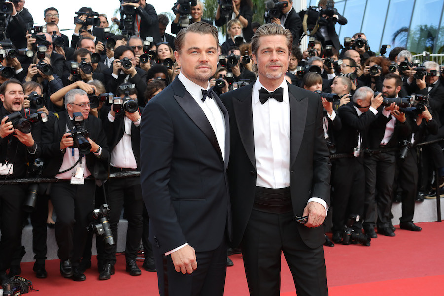 Leonardo DiCaprio i Brad Pitt w Cannes 2019.
