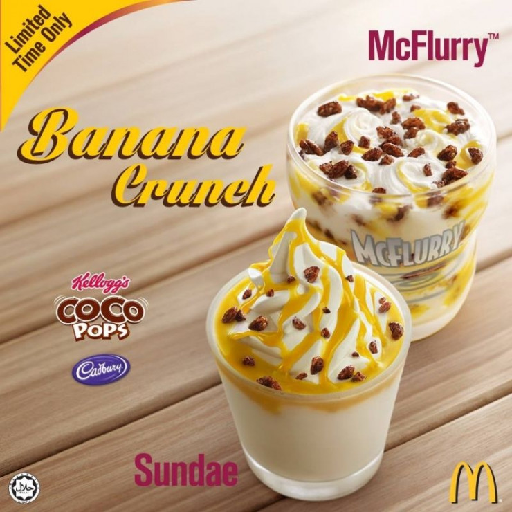 McFlurry Banana Crunch - Malezja