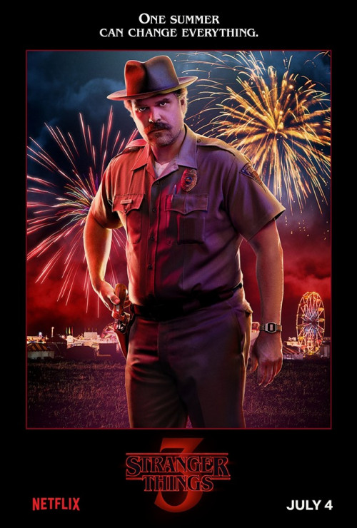 Nowe plakaty Stranger Things 3: Komendant Jim Hopper