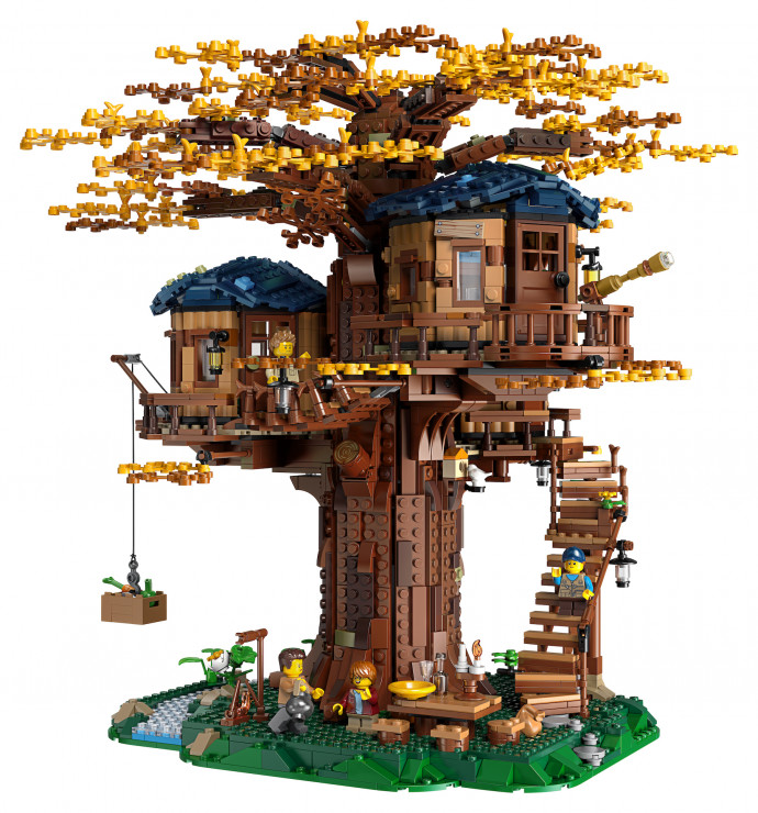 LEGO Ideas „Domek na drzewie” zawiera największą jak dotąd liczbę ekologicznych klocków.