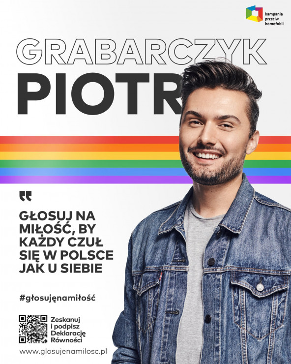 Piotr Grabarczyk w kampanii „Głosuję na miłość”
