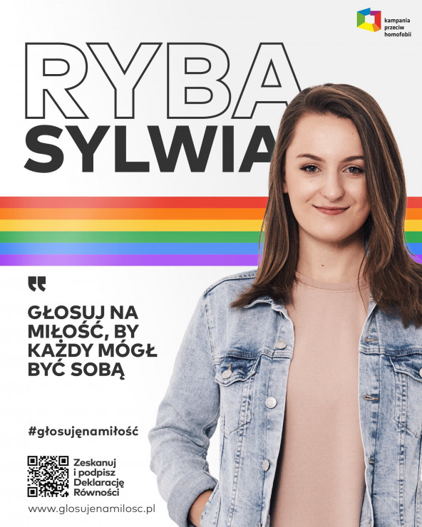Sylwia Ryba w kampanii „Głosuję na miłość”