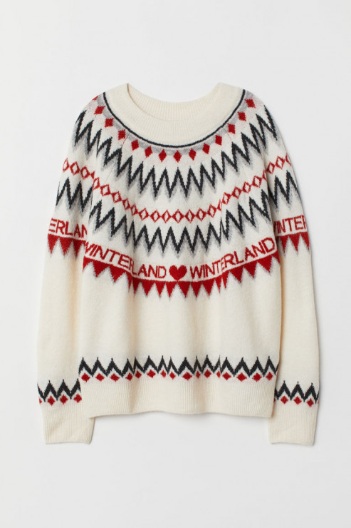 Sweter świąteczny H&M, 99,90 zł