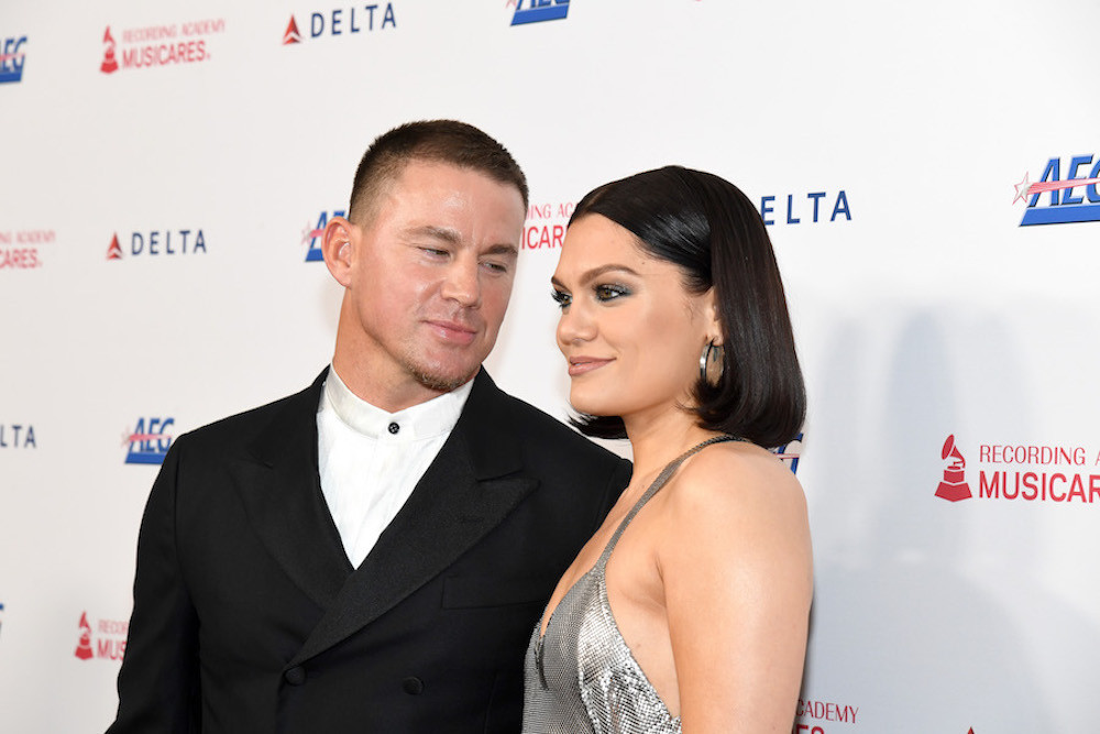 Channing Tatum i Jessie J na gali MusiCares Person of the Year.
