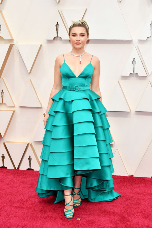 Oscary 2020: Kreacje gwiazd / Florence Pugh w sukience Louis Vuitton