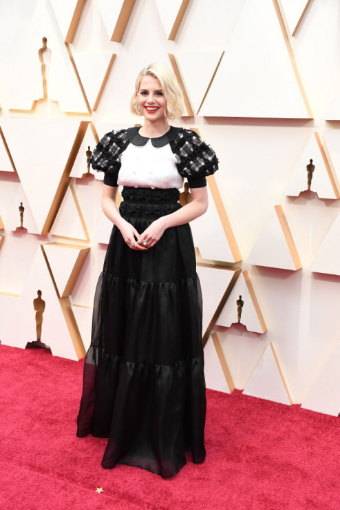 Oscary 2020: Kreacje gwiazd / Lucy Boynton w sukni Chanel