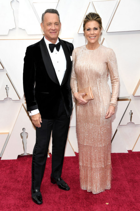 Oscary 2020: Kreacje gwiazd / Tom Hanks i Rita Wilson