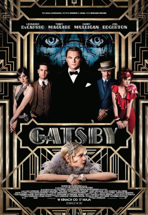 Plakat reklamujący film „Wielki Gatsby”