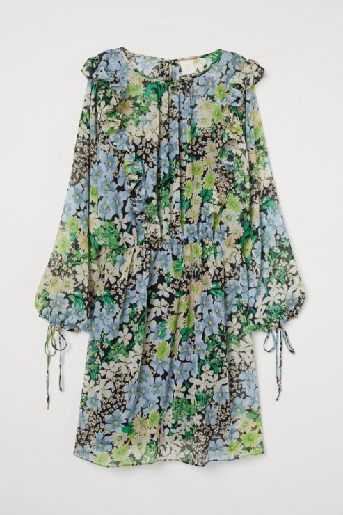 Sukienka w kwiaty H&M, 129,99 zł