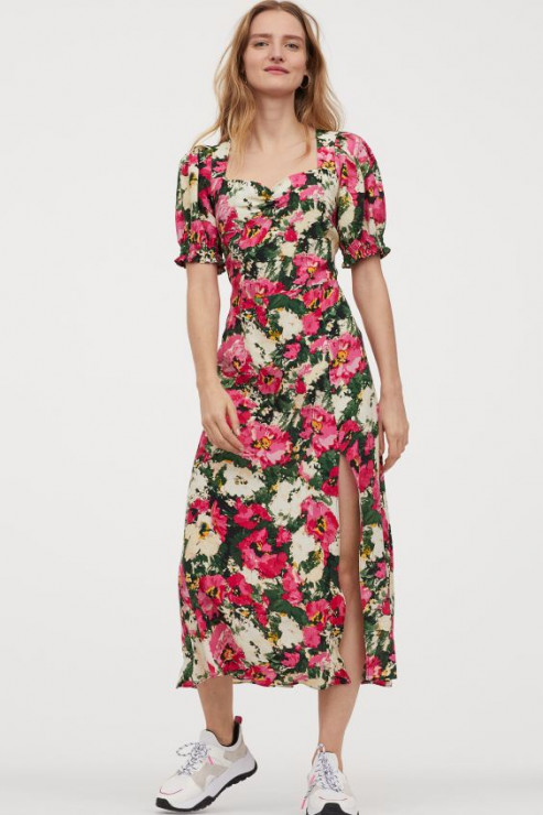 Sukienka w kwiaty H&M, 79,99 zł