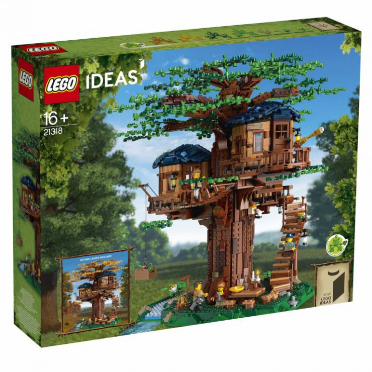 Lego domek na drzewie.