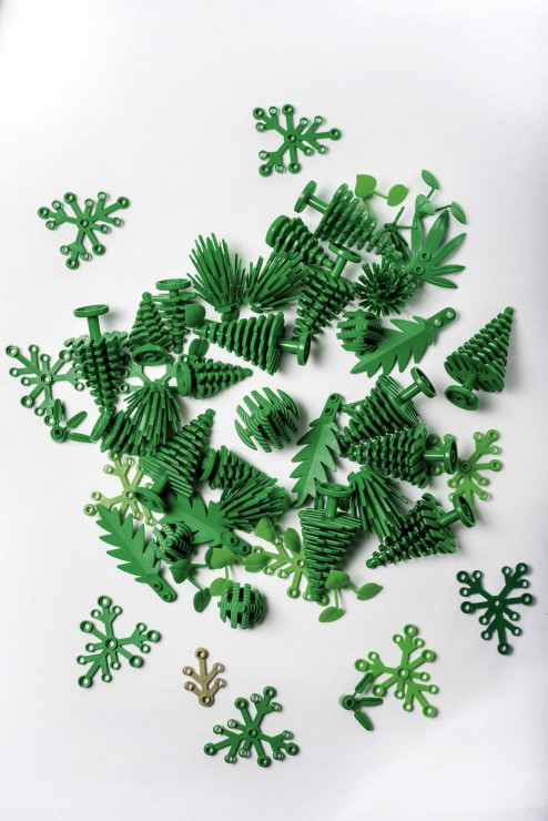 Lego z trzciny cukrowej – elementy roślinne.