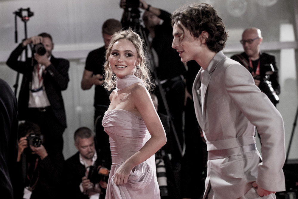 Lily-Rose Depp i Timothée Chalamet wystąpili razem w filmie „Król”