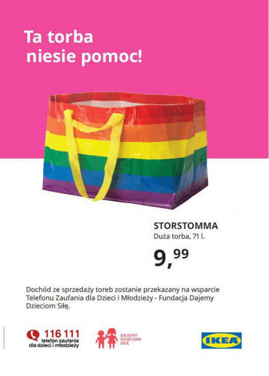 Torba IKEA STORSTROMMA, 9,99 zł