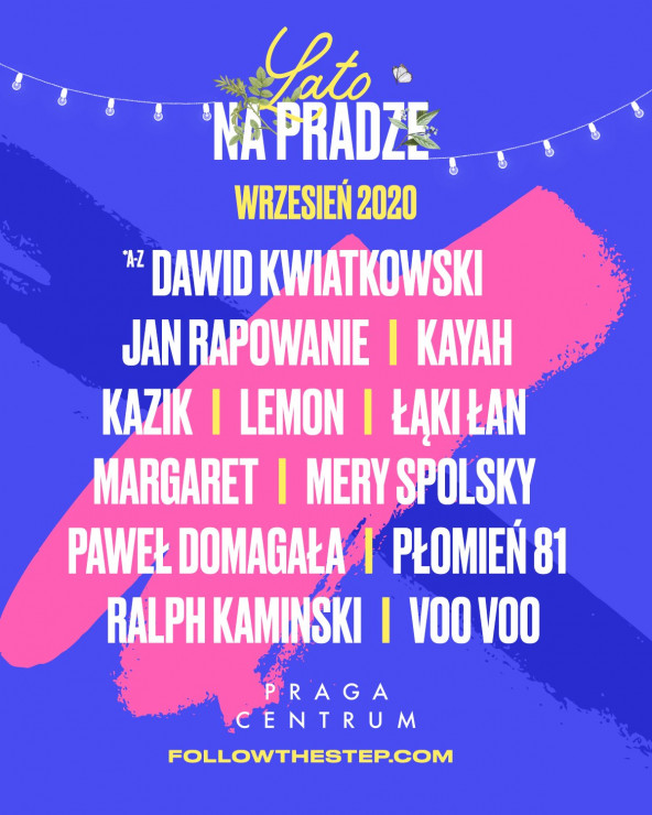 Sprawdźcie, kto wystąpi w Pradze Centrum we wrześniu 2020