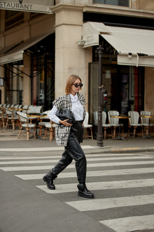 Dagmara Jarzynka w butach CCC na Paris Fashion Week