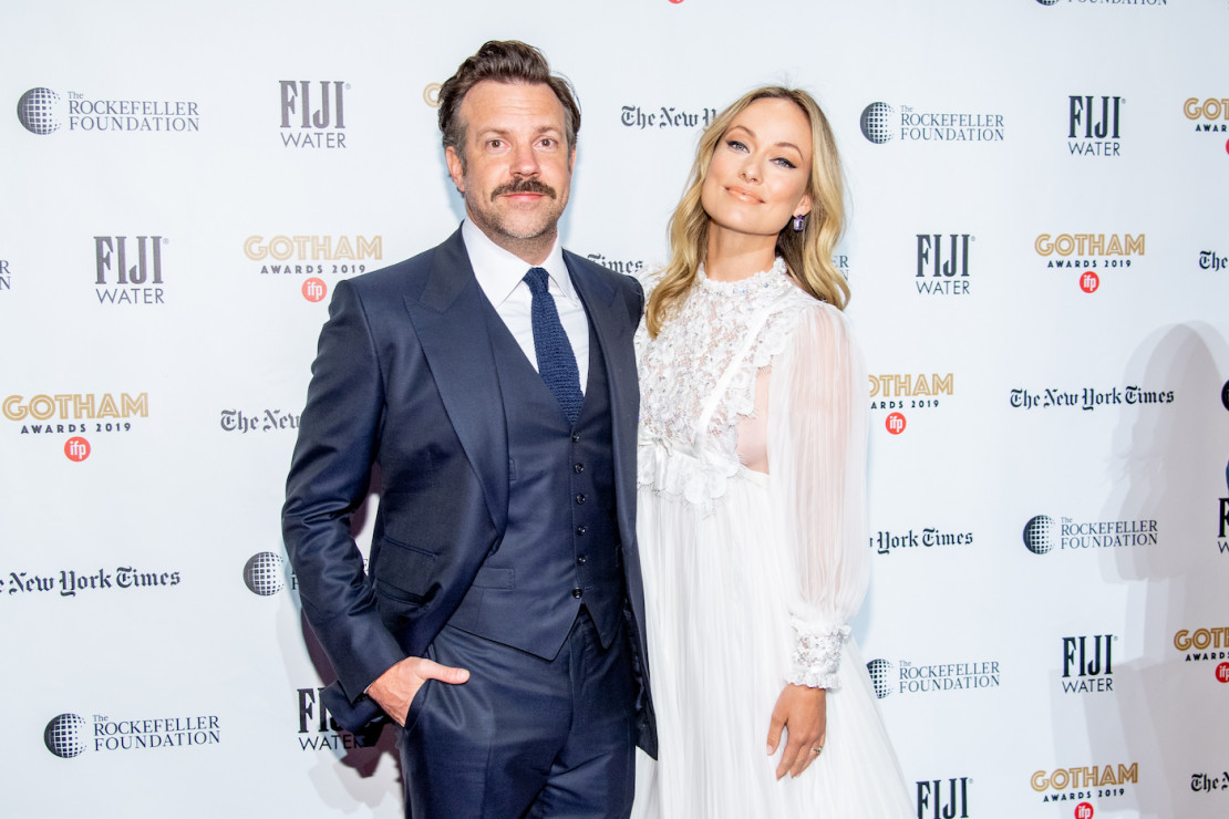 Olivia Wilde i Jason Sudeikis na rozdaniu nagród Gotham Awards, grudzień 2019