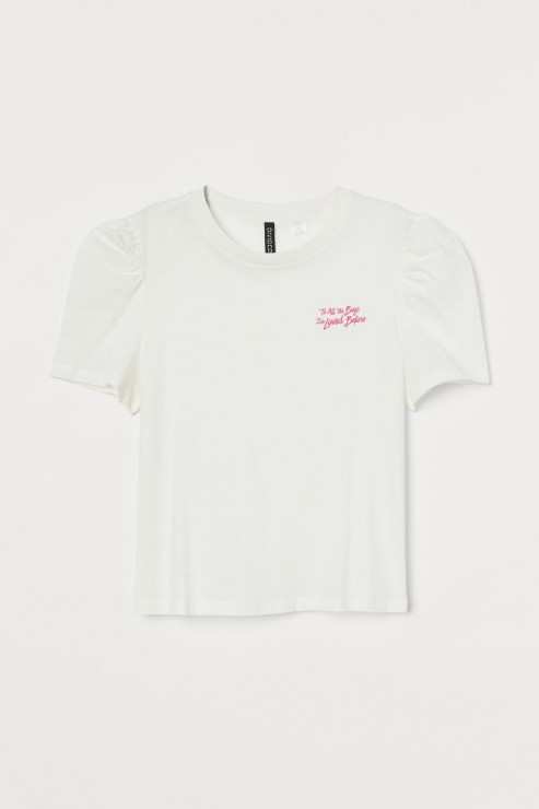 T-shirt z kolekcji „Do wszystkich chłopców, których kochałam” x H&M, 29,99 zł
