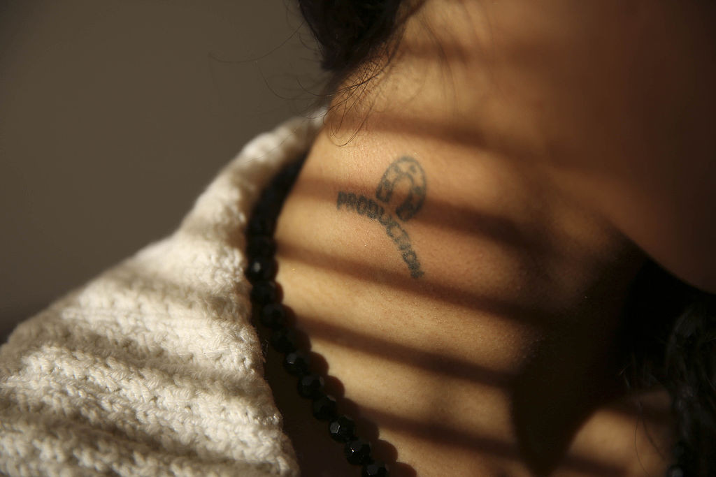 Tatuaż na szyi