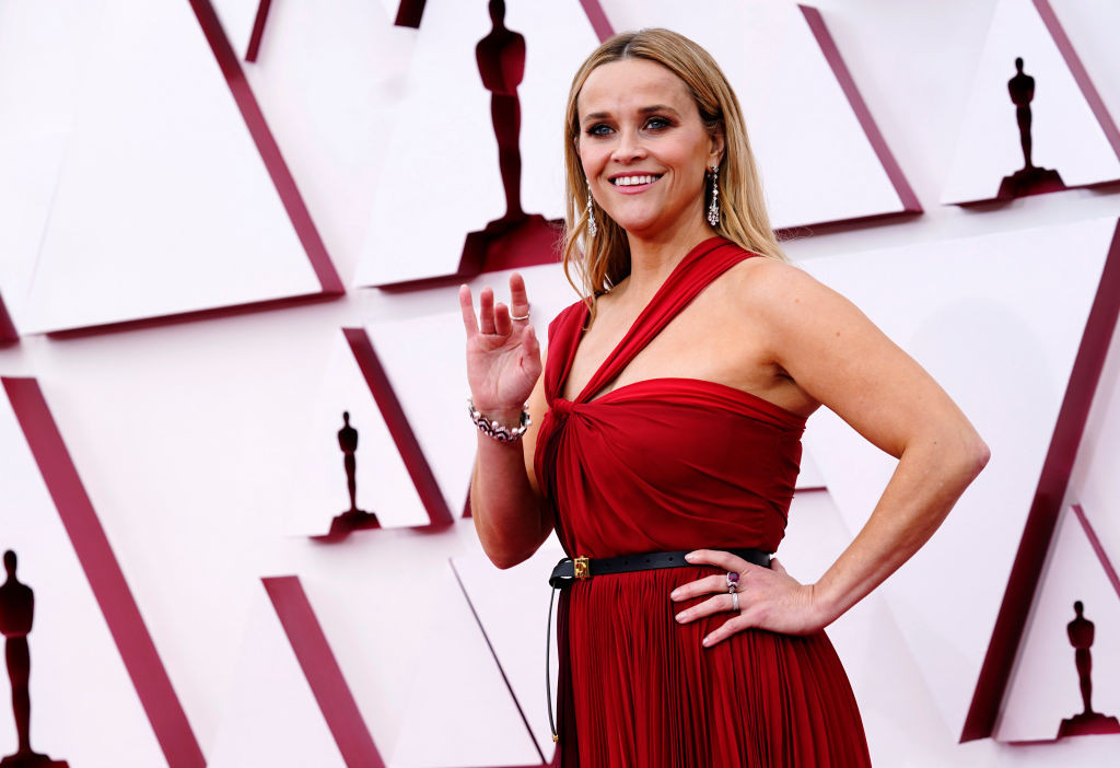 Oscary 2021 stylizacje gwiazd: Reese Witherspoon (Christian Dior)