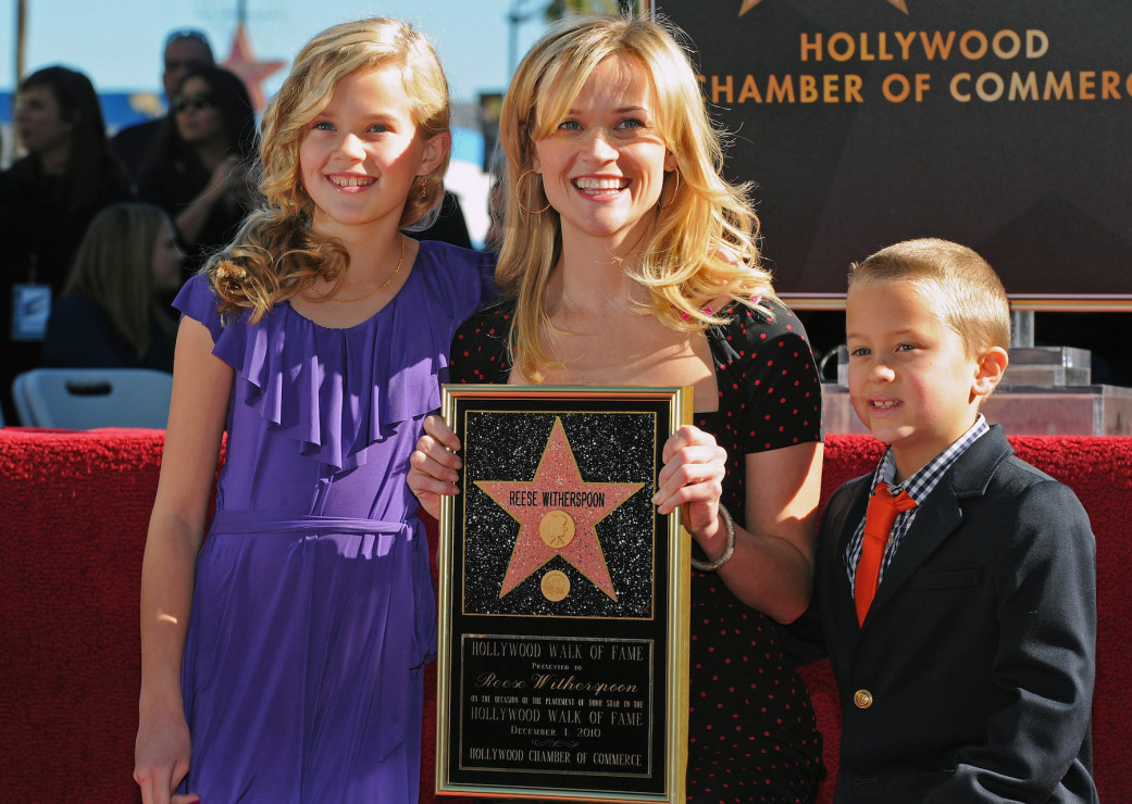 Reese Witherspoon z córką Avą Philippe i synem Deaconem Philippe.