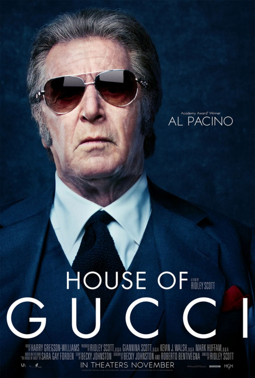 Plakat do filmu „House od Gucci”: Al Pacino