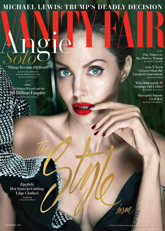 Angelina Jolie na okładce Vanity Fair 2017