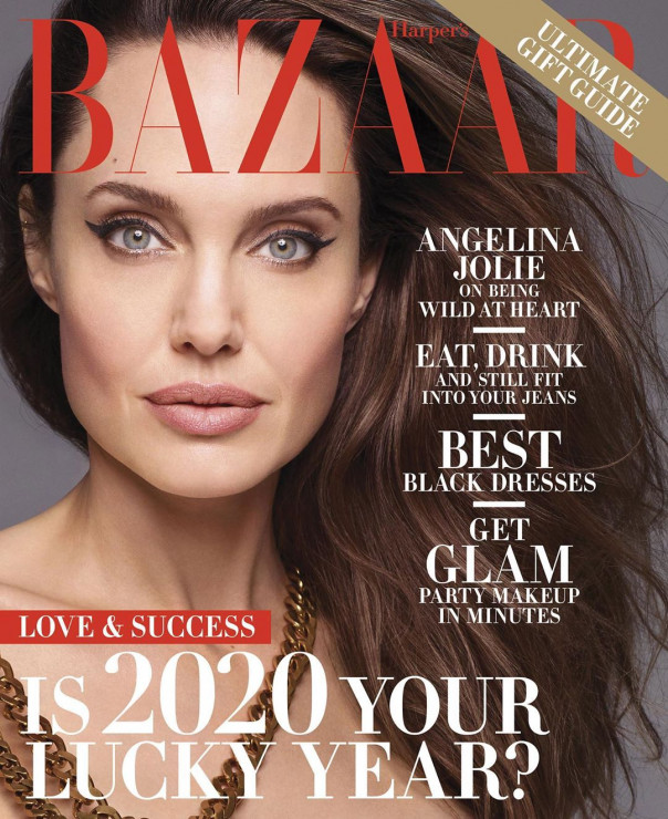 Angelina Jolie nago w "Harper's Bazaar US"