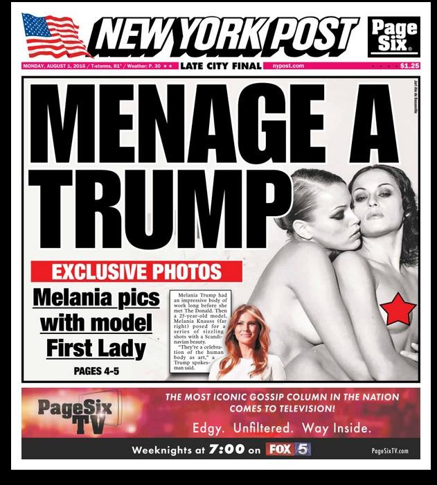 Melania Trump - pierwsza naga dama Ameryki
