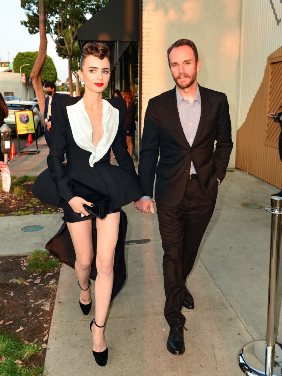 Lily Collins i Charlie McDowell.