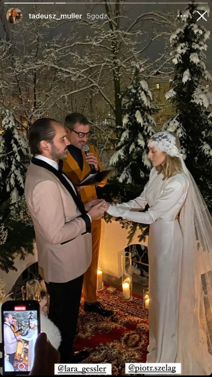 Lara Gessler i Piotr Szeląg odnowili przysięgę małżeńską