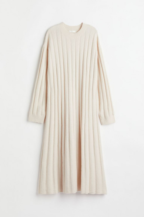 Dzianinowa sukienka, H&M, 199,99 zł