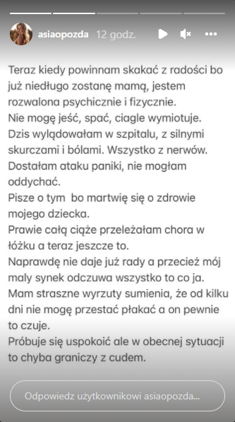 Joanna Opozda wydała oficjalne oświadczenie