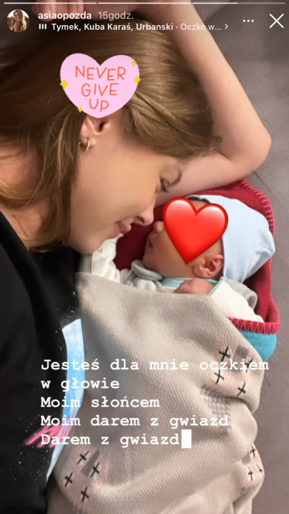 Joanna Opozda pokazała nowe zdjęcie z synem Vincentem