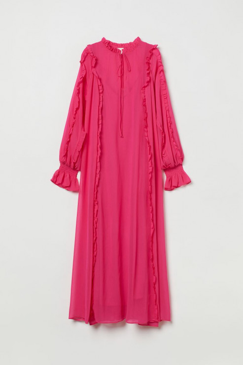Szyfonowa sukienka H&M, 69,99 zł (stara cena – 149,99 zł)