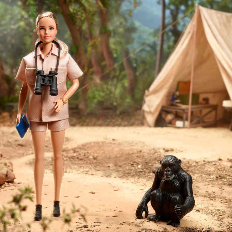 Powstała lalka Barbie wzorowana na Jane Goodall