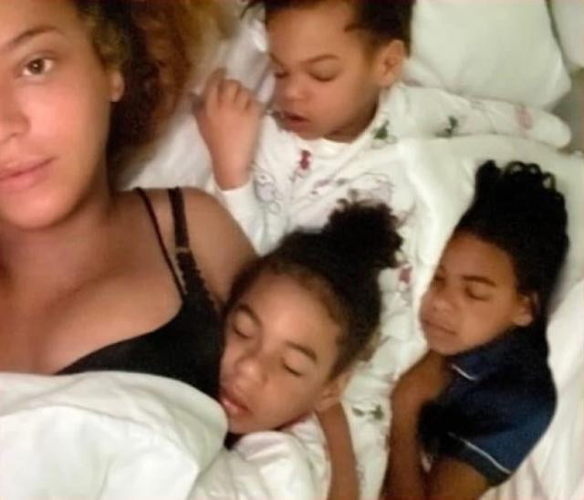 Beyonce na zdjęciu z dziećmi