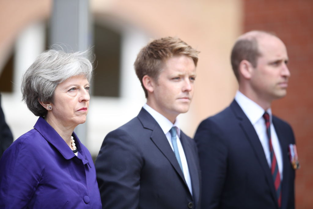 Theresa May, Hugh Grosvenor i książę William