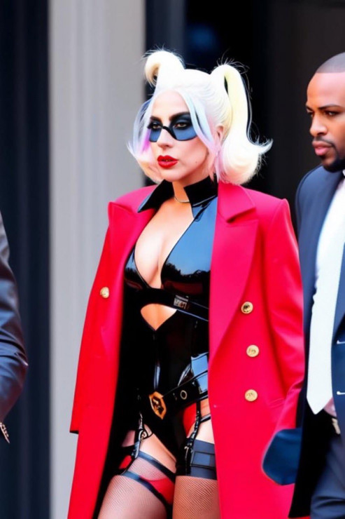 Pierwsze zdjęcia Lady Gagi z planu filmu „Joker 2” obiegły internet. Stworzyła je sztuczna inteligencja