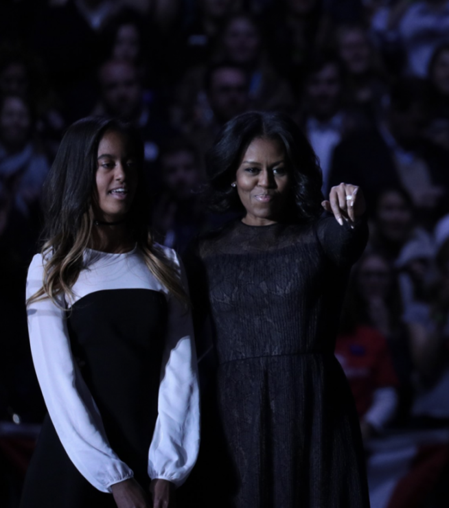 Michelle Obama i Malia Obama