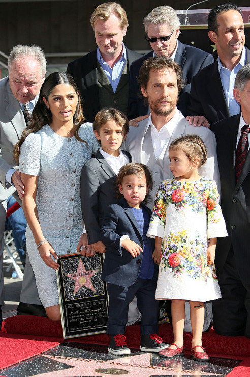 Matthew McConaughey z rodziną