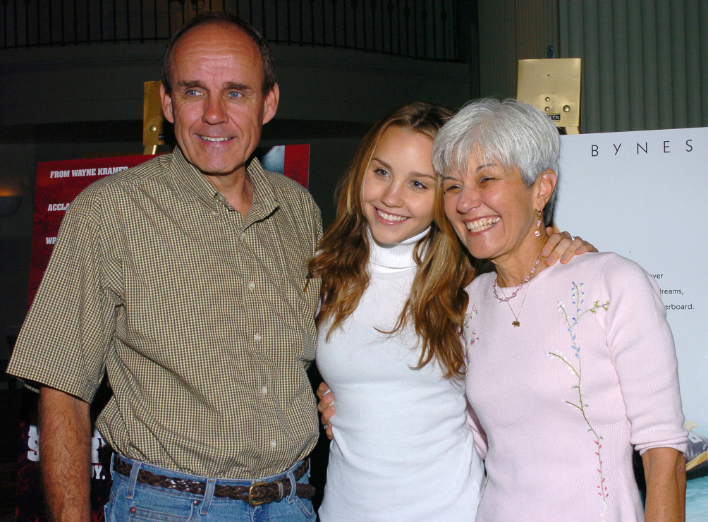 Amanda Bynes z rodzicami