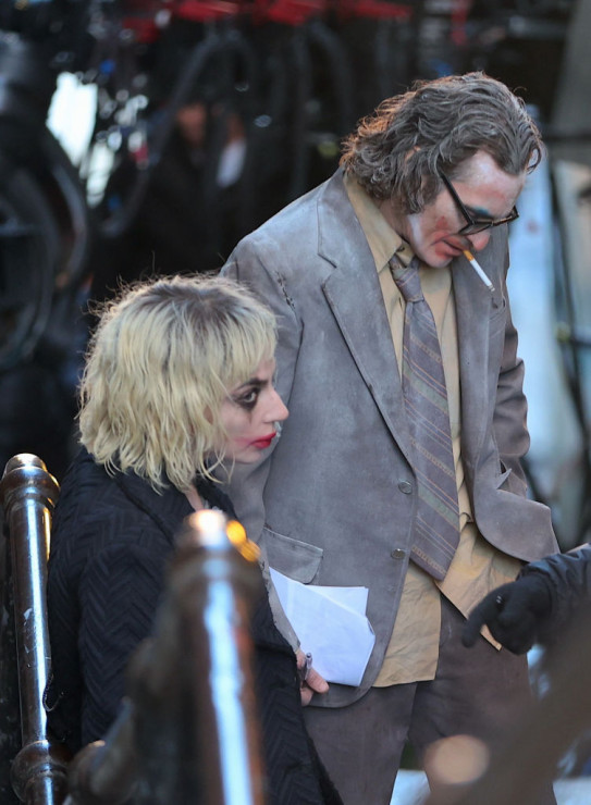 Lady Gaga i Joaquin Phoenix na planie „Jokera"
