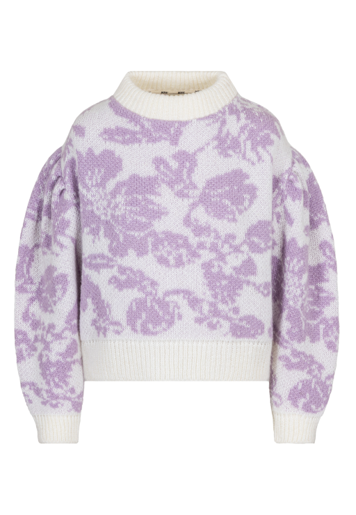 Sweter w kwiatowy print Fiomme, Bizuu